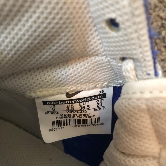 Nike Throwback High Tops—Royal - Picture 6 of 6